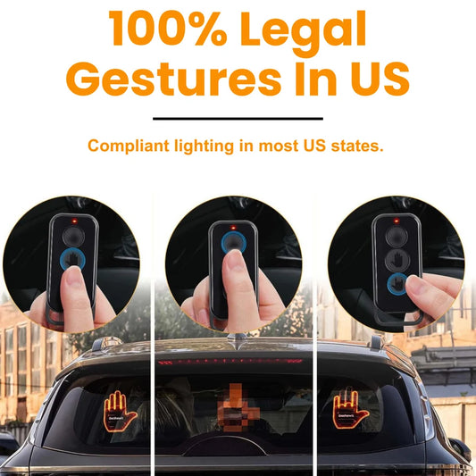 Grin Ride™ - Led Hand Sign
