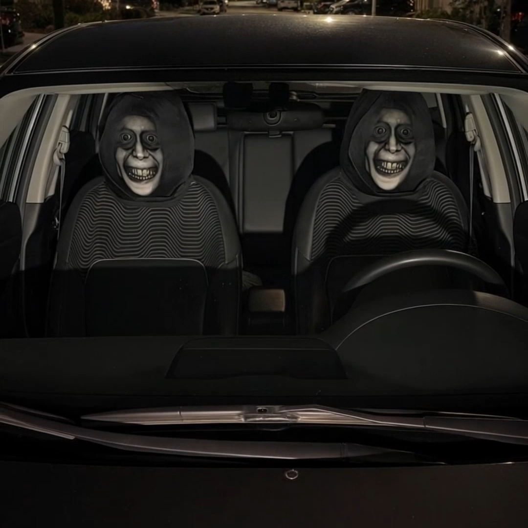 Gary — The Grinning Headrest Cover